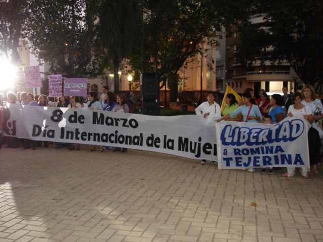 Indeso Mujer, Libertad a Romina Tejerina